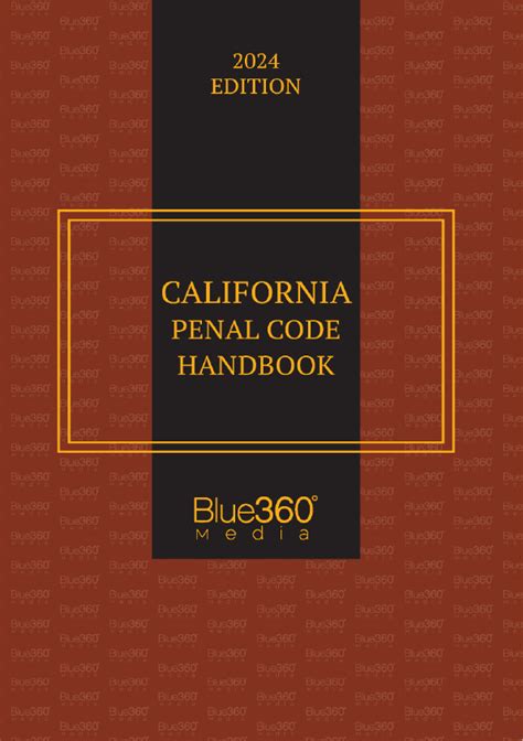 bokd-287|California Code, Penal Code .